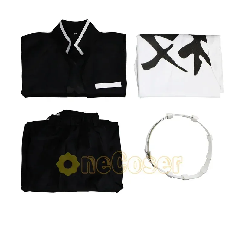 캔디 2025 시나즈가와 코스프레 의상 애니메이션 귀멸의 칼날 사네미 가발 검제 빌리지 아크 귀멸의 칼날 검은 기둥 유니폼