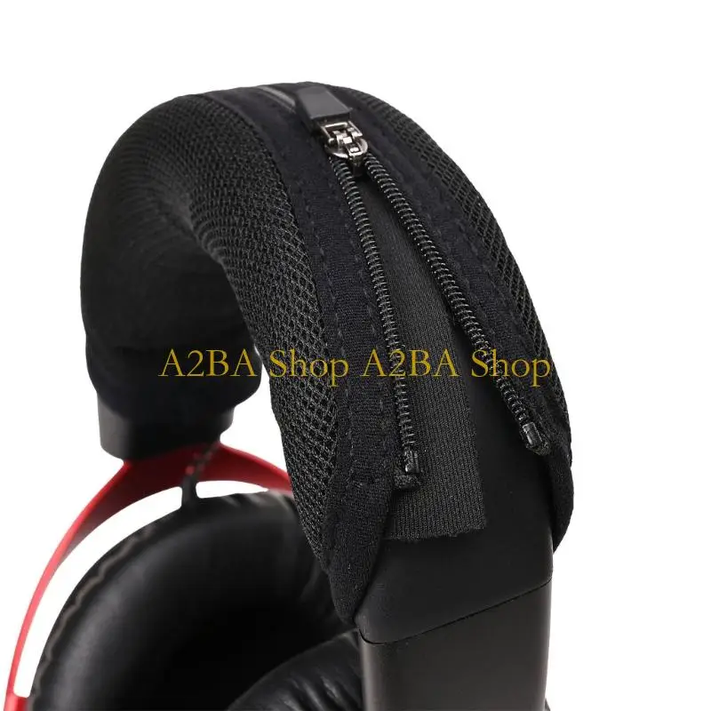 

A2BA Comfortable Headband Cushion Cover Sleeve for Dedicated Model Over Ear Headphone with Smooth Zippered Closure