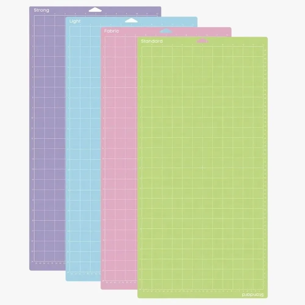 Adhesive Cutting Mat Non-Slip Cameo Silhouette Cutting Pad Strong Grip Thick Card Stock Replacement Mat For Crafts Sewing