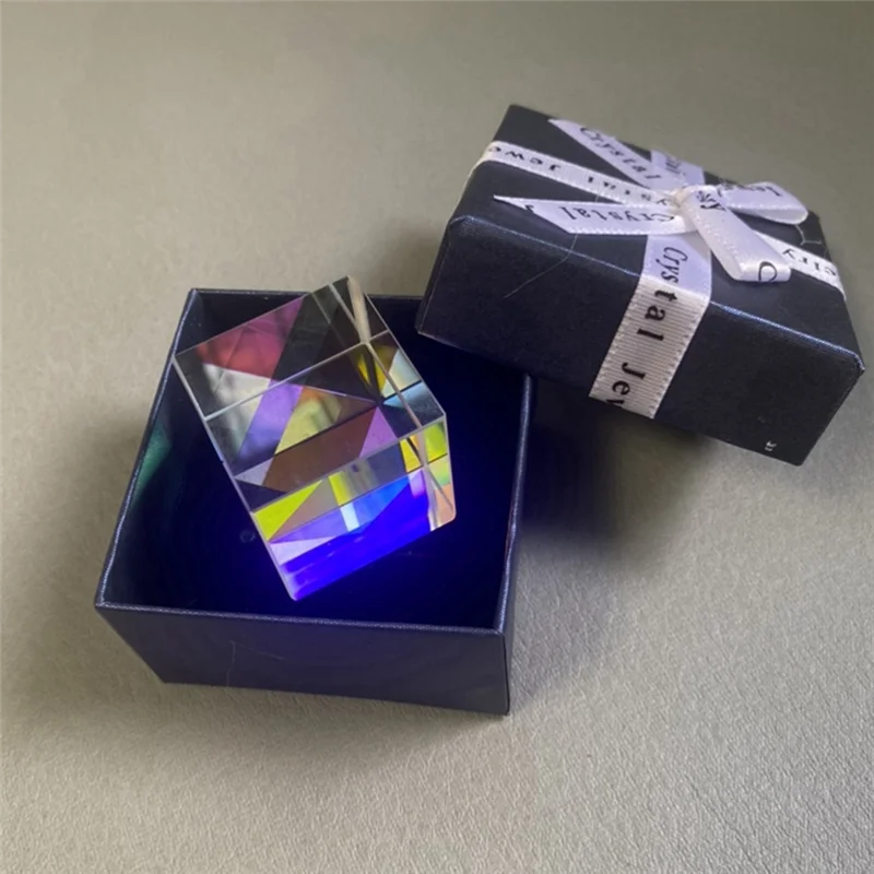 

EDT-Prism RGB Combiner Splitter Dichroic Prism Decoration Physics Teaching Tools Photograph Research Educational Gift