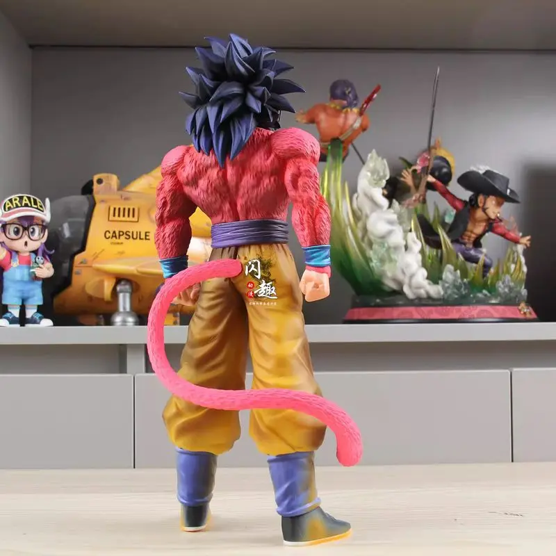 Dragon Ball Z Son Goku modelo Anime DBZ Super Saiyan 4 figuras de acción de juguete 28cm Manga SSJ4 estatuilla PVC GK estatua adornos regalo