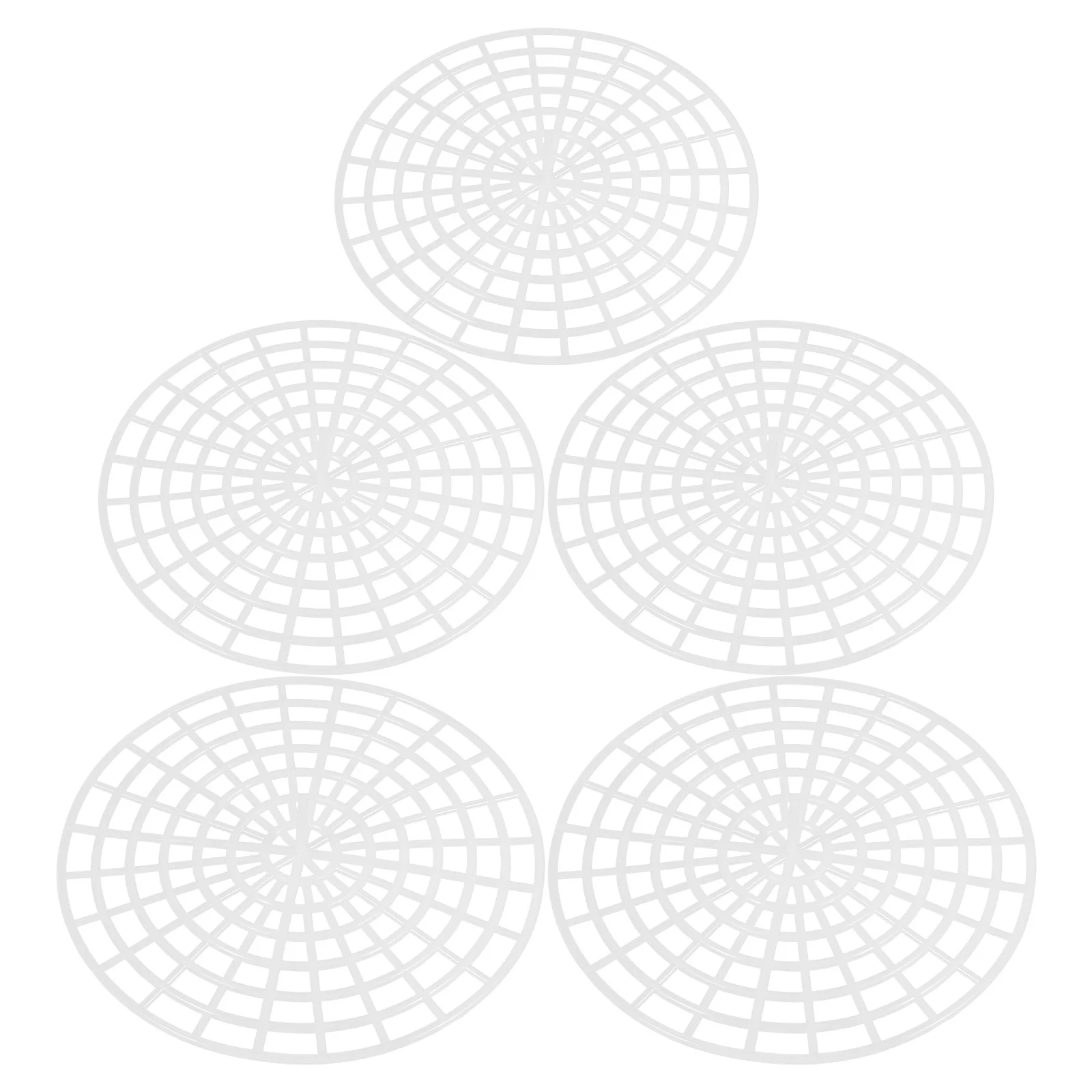 

5pcs Vegetable Pickle Press Plastic Fermentation Weight Small Press Net For Kimchi Wine Wide Mouth Jar Pickling Tool Supply