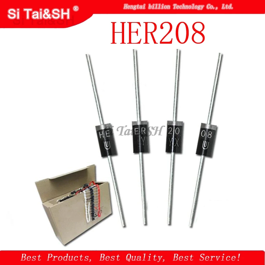 20PCS Rectifier Diode HER108 HER208 HER307 HER308 HER508 SF16 SF56 SF54 FR307 FR607 DO-27