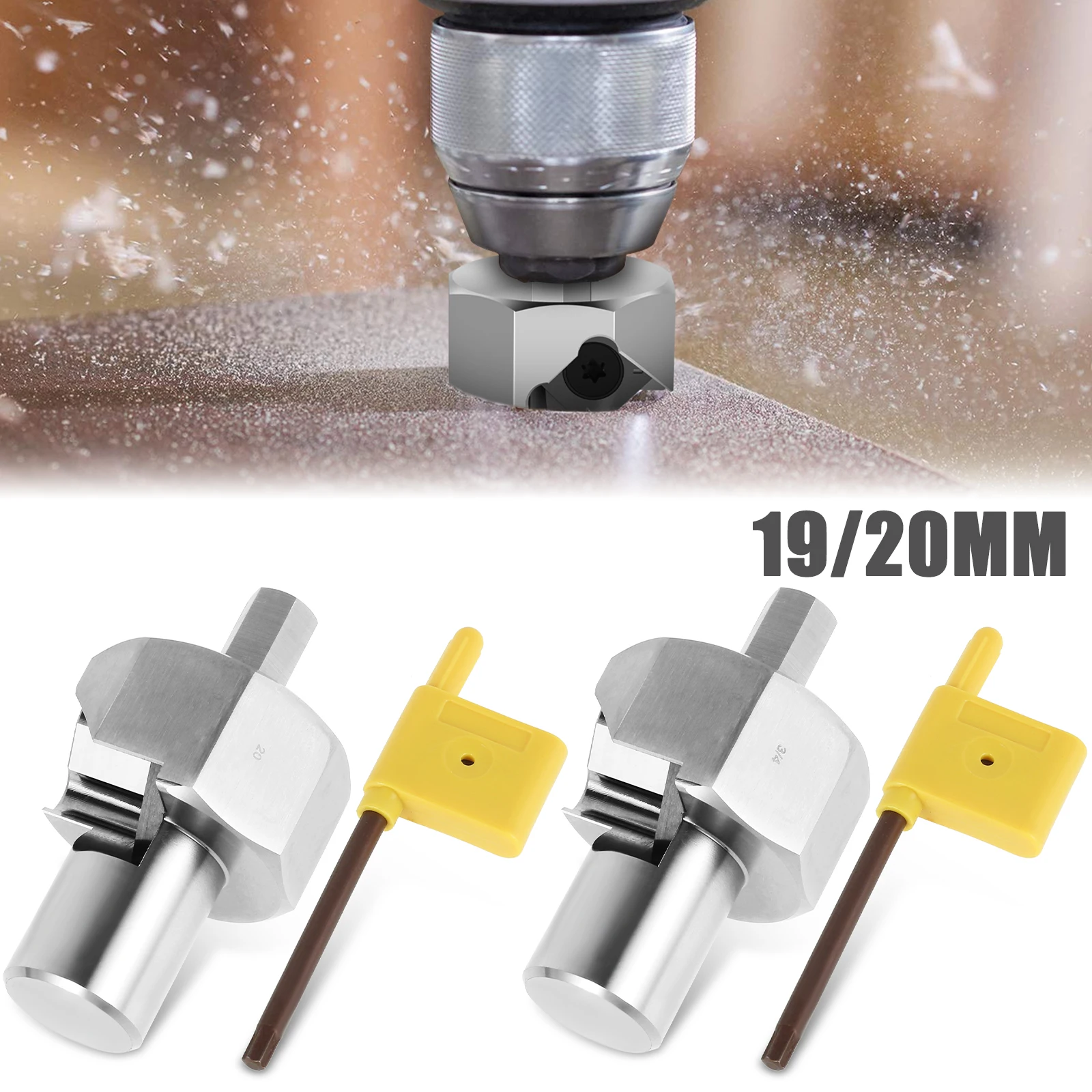 

Woodworking Chamfer Reamer Tool Stainless Steel Workbench Dog Hole Chamfer Reamer Tool with Alloy Blade Precise Remove Burr