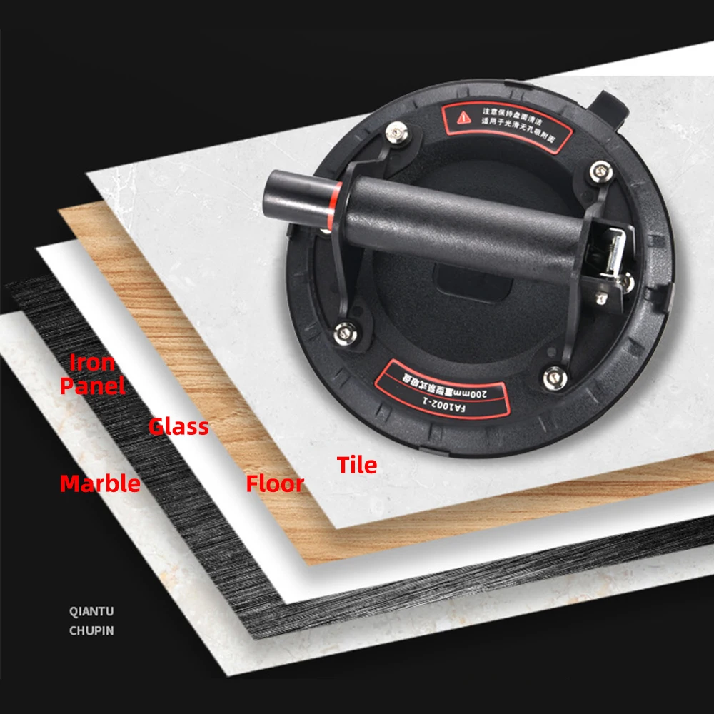 Próżniowa pompa powietrza Przyssawka Uchwyt na przyssawkę do płytek Szklany panel skalny Manometr Narzędzie Przyssawka Ręczna pompa Mocne przyssawki
