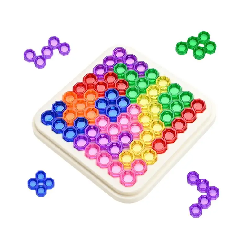 TetrisToy Mutated Square Building Blocks Puzzle Board Game Intelligence Toys Children's Day Gift Early Education Toys