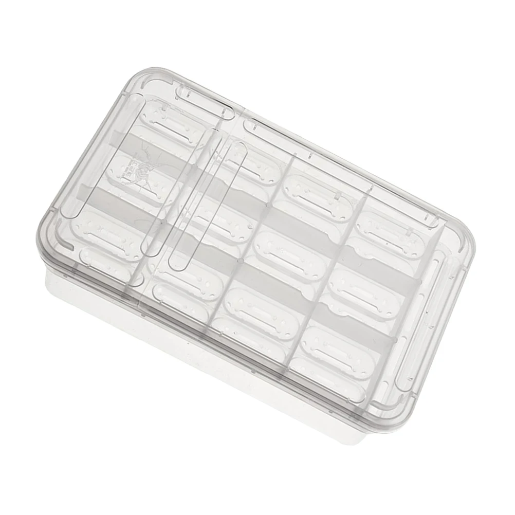 

Compartments Transparent Breeding Isolation Box Incubator Hatching Boxes for Snakes Turtle Gecko Lizard Pets