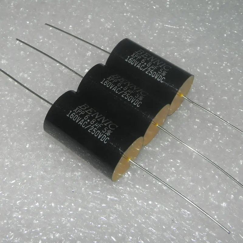 

10PCS/LOT BENNIC XPP 250V 6.8uF 6.8MFD 250vdc/160vac 20x36mm crossover film capacitor