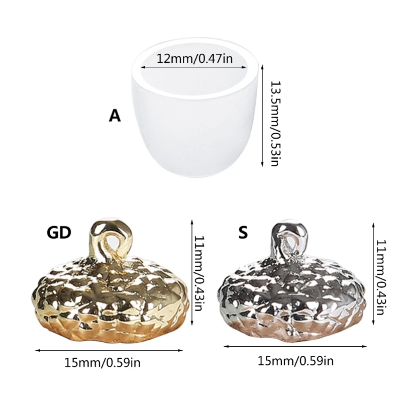 DIY Silikon Cetakan Liontin Dudukan Epoxy Resin Membuat Alat Kalung Cetakan 3D Solid Hadiah Fondant Kue Roti N10 20 dropship
