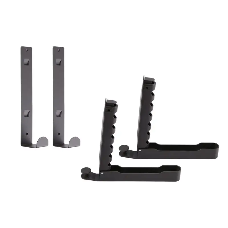 ALIM-Windproof Clip Included Foldable Over-The-Door Hanger 2Pcs Multipurpose For Doors 1.81" view 2