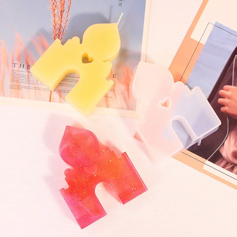 DIY Crystal Dropping Glue Architectural Aromatherapy Candle Gypsum Decoration Epoxy Resin Silicone Mold