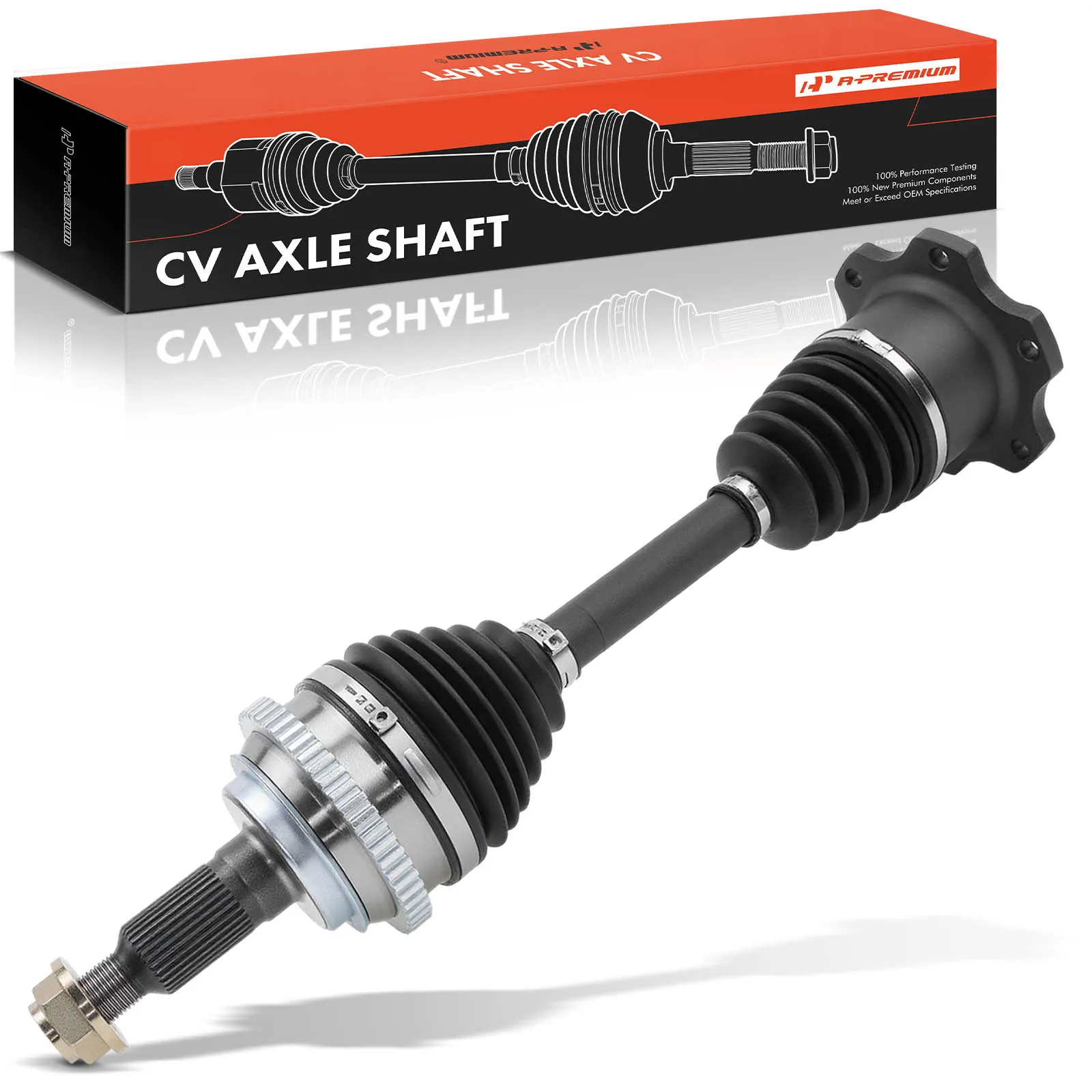 A-Premium Front CV Axle Shaft Assembly for Chevrolet Tahoe 1995-1997 K1500 Suburban 1992-1997 GMC Yukon 1992-1997 K1500 K2500