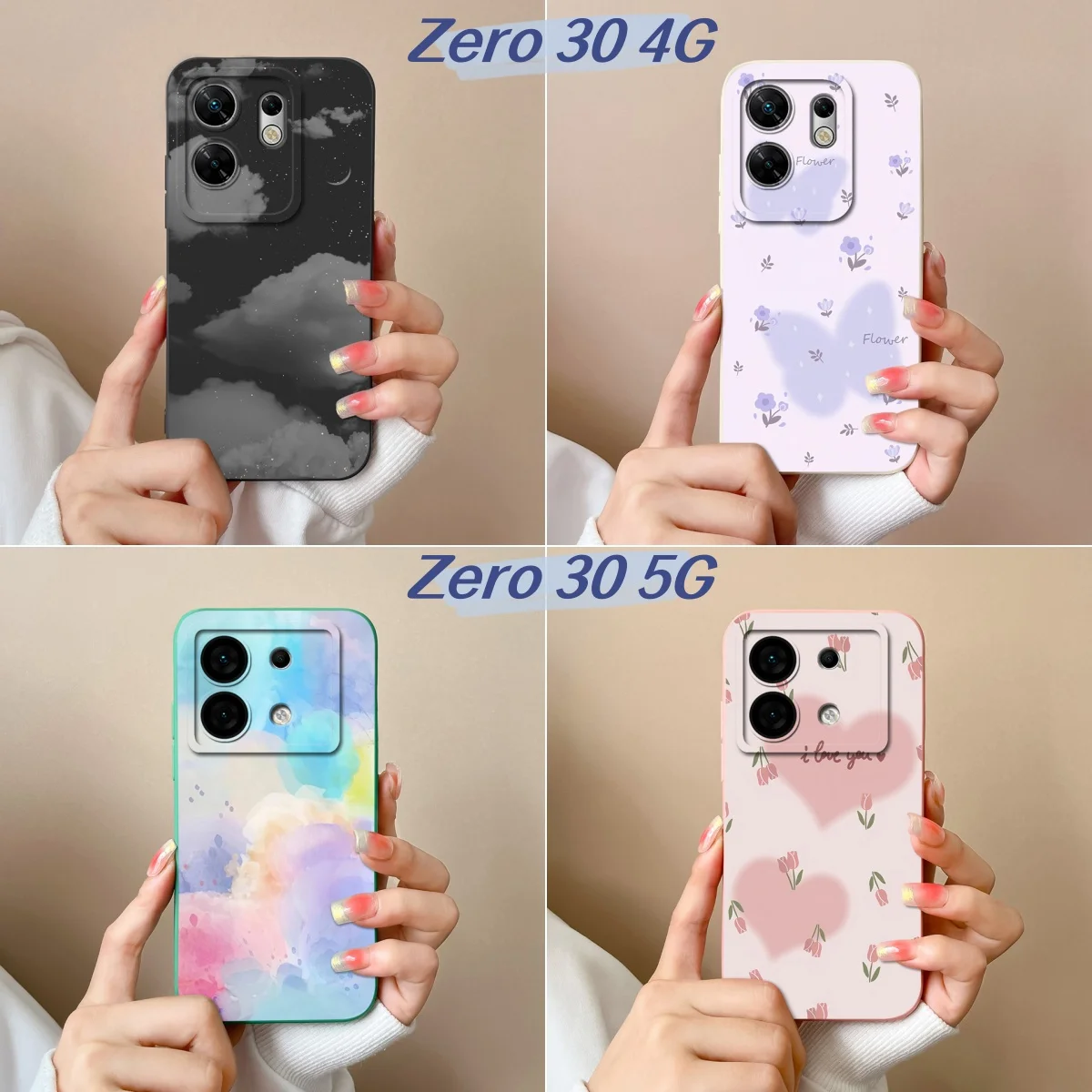 For Infinix Zero 30 4G Case Cool Dog Shell Silicone Soft Shock Resistant Phone Coque For Zero30 5G Cover Infinix 30 Funda Carcas