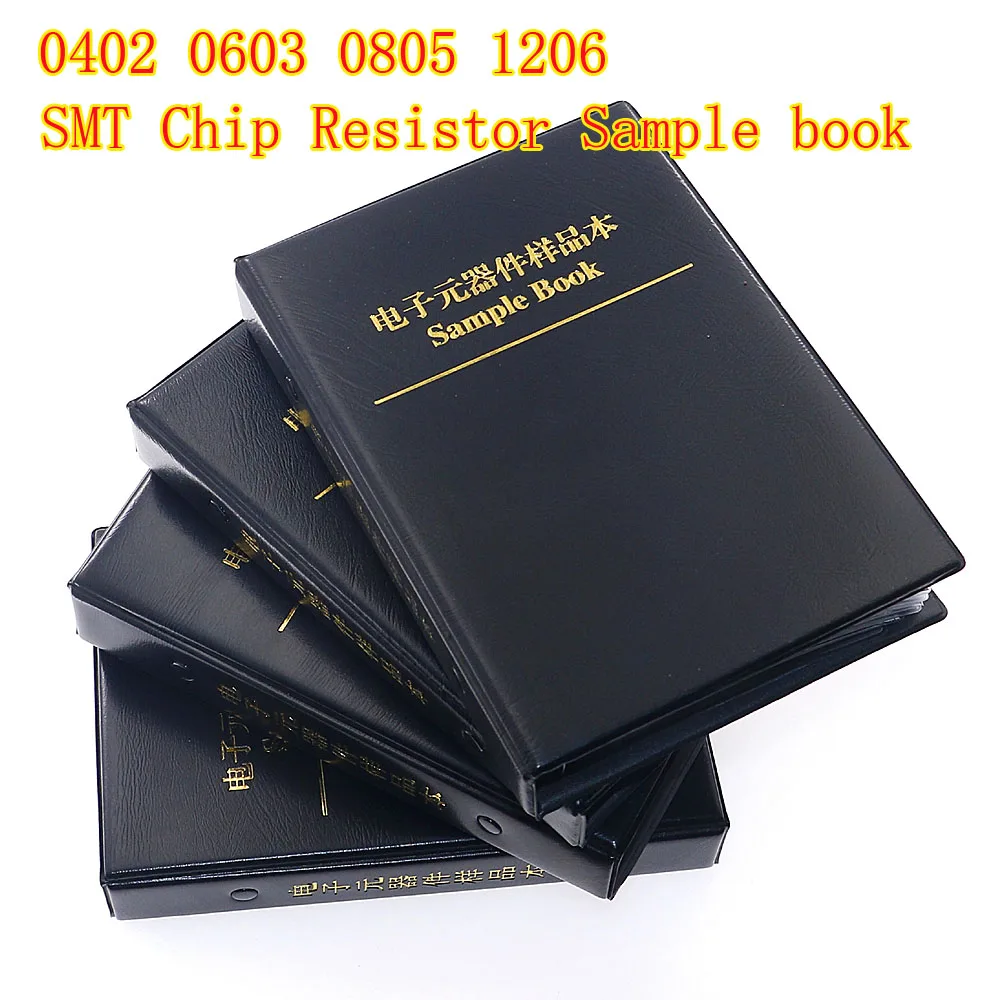 0402 0603 0805 1206 1% 0 ohm - 10M 170Value - 177Value SMT Chip Fixed Resistor Assortment Kit Sample book