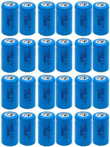3.7V 14250 rechargeable lithium battery LS14250 ER14250H 1/2-R6 1/2 AA 1200mah rechargeable ER14250 lithium battery