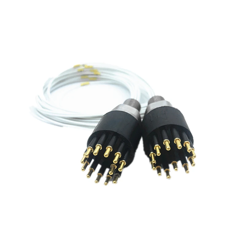 Miro Circular 12-Pin Pluggable Underwater Connector Waterproof Male Electrical Bulkhead Subsea Plugs for Deepsea ROV