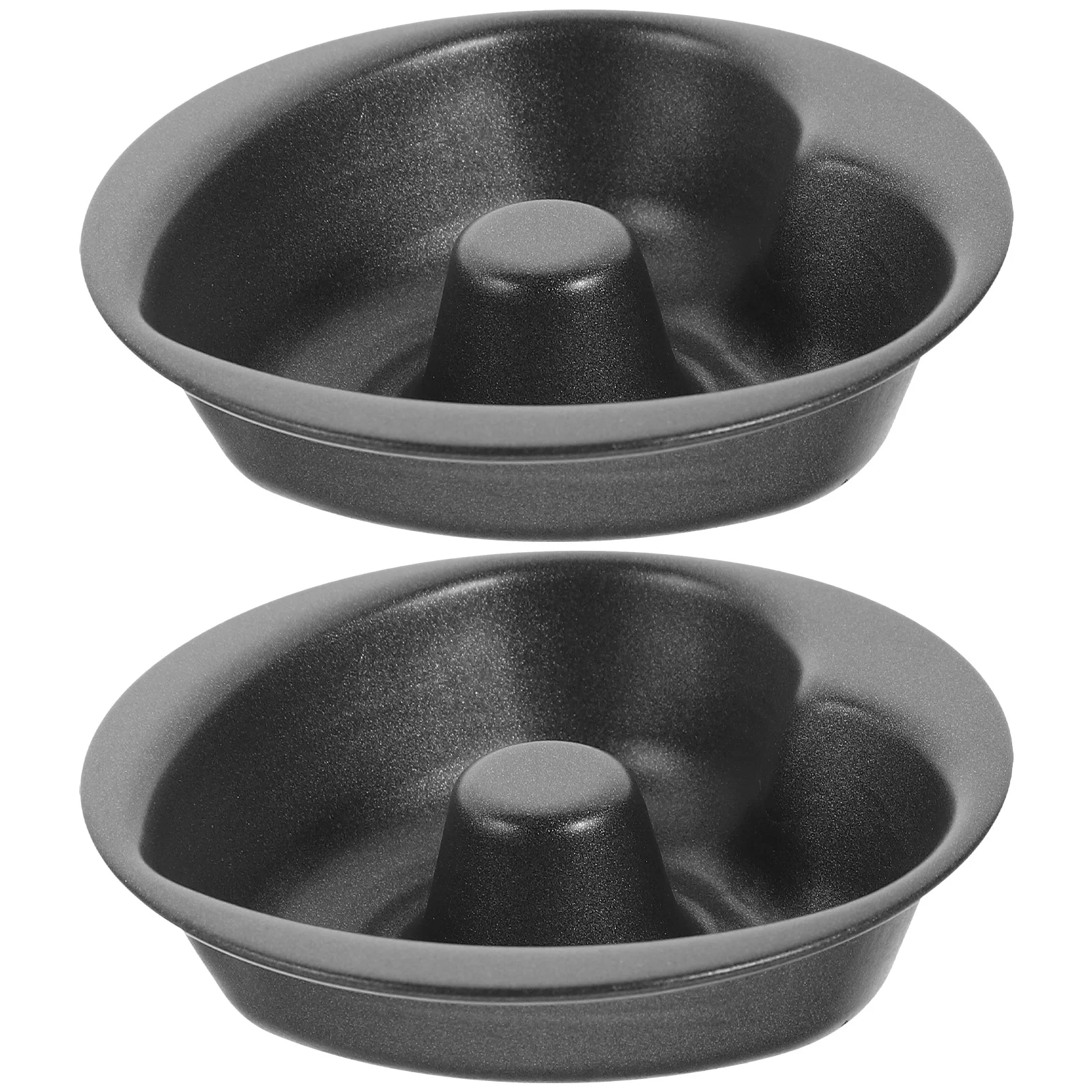 

2Pcs Heart Shape Doughnut Baking Pan Carbon Steel Nonstick Small Cake Mold Kitchen Cake Maker DIY Baking Supplies