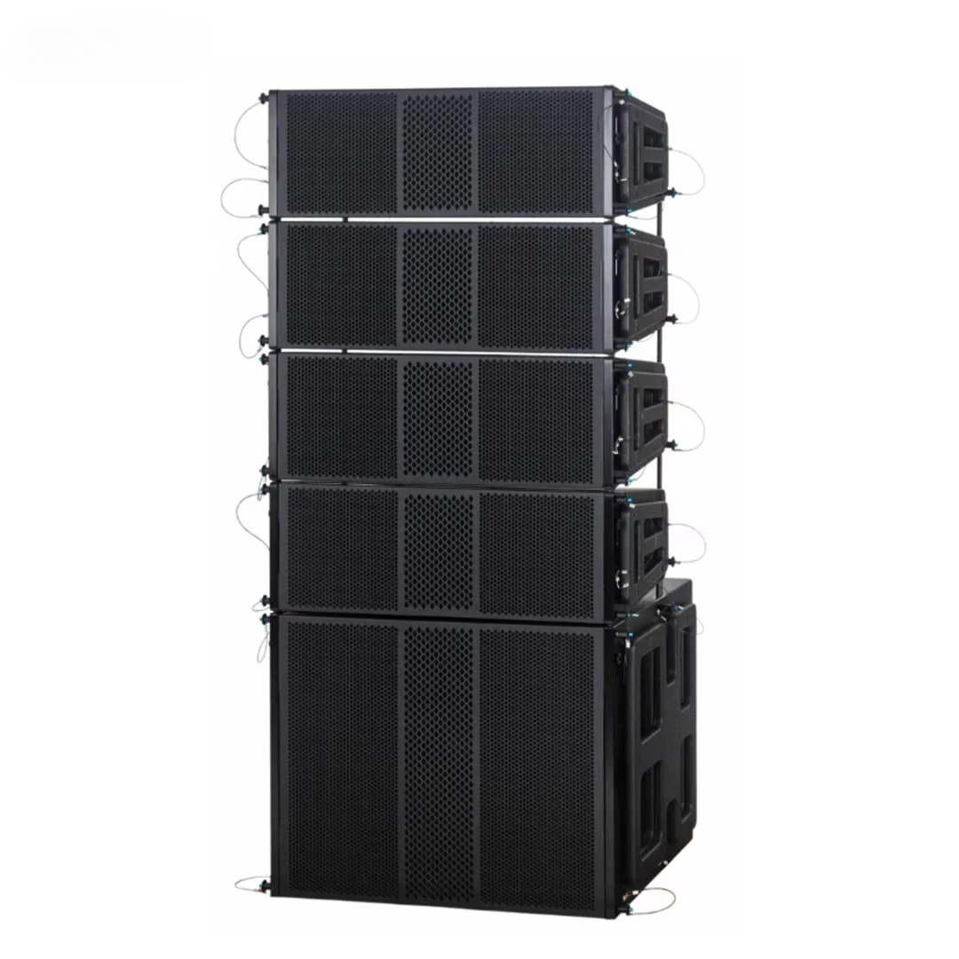 Dual 8 Inch Professional Line Array Speakers Subwoofer for Outdoor Show Stage Wedding Active Speakers Passive System