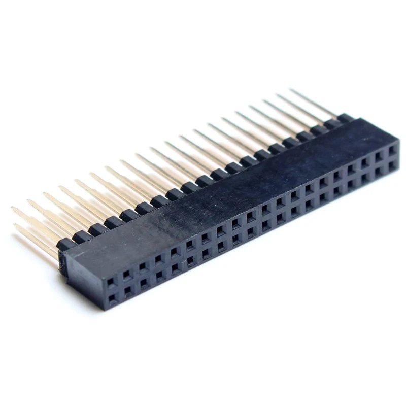 Cabezal apilable para Raspberry Pi A +/B +/Pi 2/Pi 3, cabezal Extra alto, paquete de 4, 2x20(40 pines)