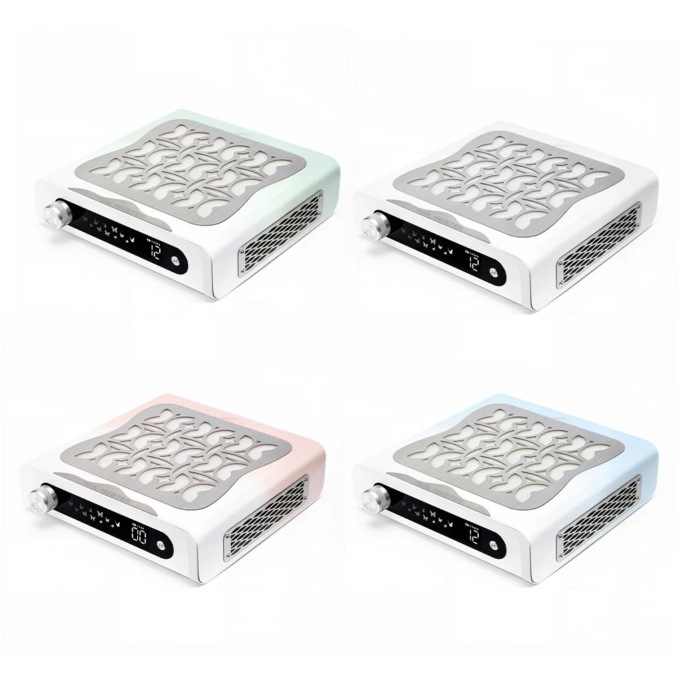Butterfly Series High Speed Super Quiet Portable Metal Nail Dust Collector Vacuum 4000Rpm Brushless Style Dust Clear Machine