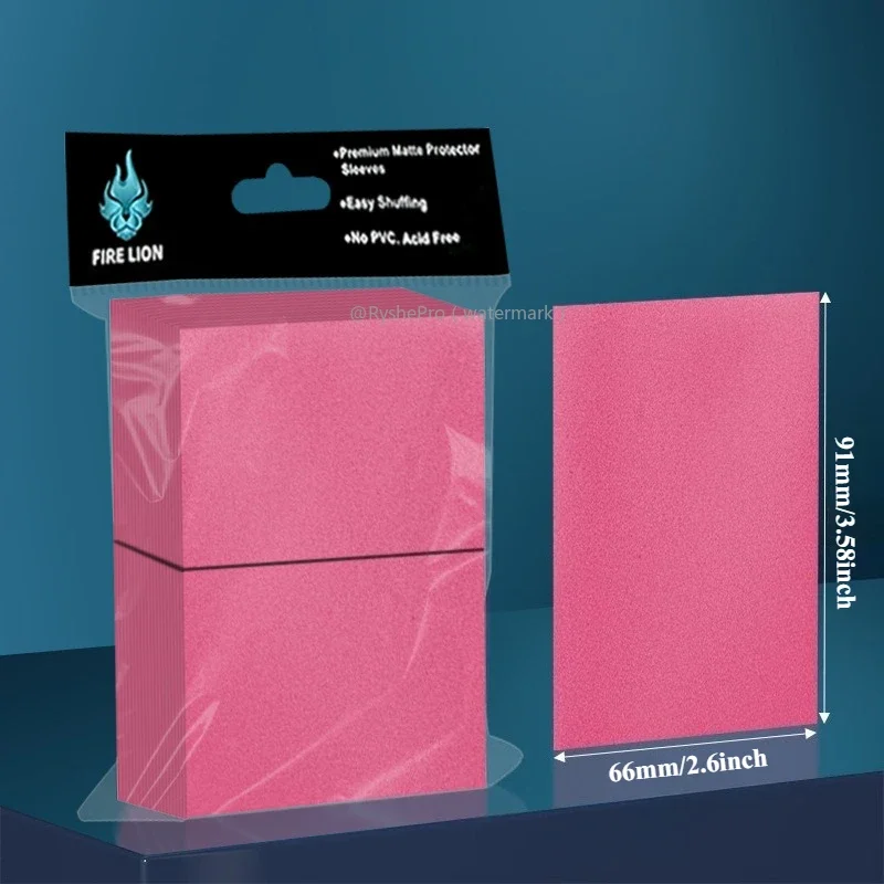 100PCS Premium Card Sleeves Matte Card Sleeves Compatible with MTG Pokemon Trading Cards and Sport Standard Sized Board Game