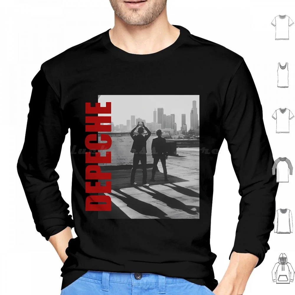 Mode / / Mode Retro Aesthetic Fan Art / / 80s Hoodies Long Sleeve Logo 2023 2024 Phone Enjoy The Silence Silence