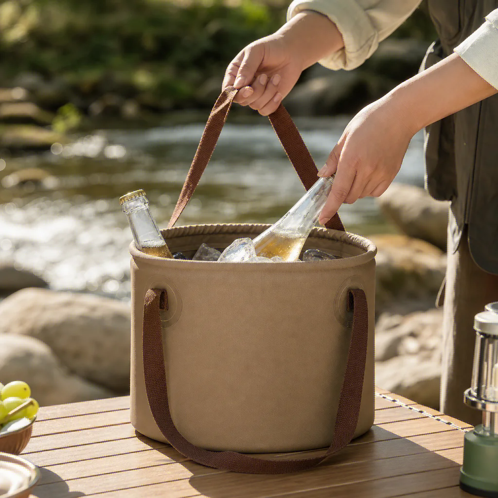 Car Folding Bucket Waterproof Foldable Sink Travel Foldable Basin Camping Hiking Fishing Storage Bucket Fishing Gear Supplies view 5