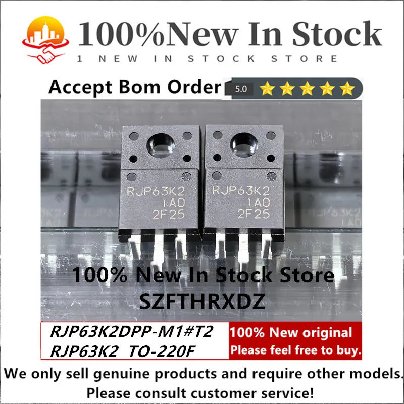 SZFTHRXDZ 100% NEW ORIGINAL RJP63K2DPP TO-220F RJP63K2 TO220F RJP63K2DPP-M1#T2 MOS effect transistor