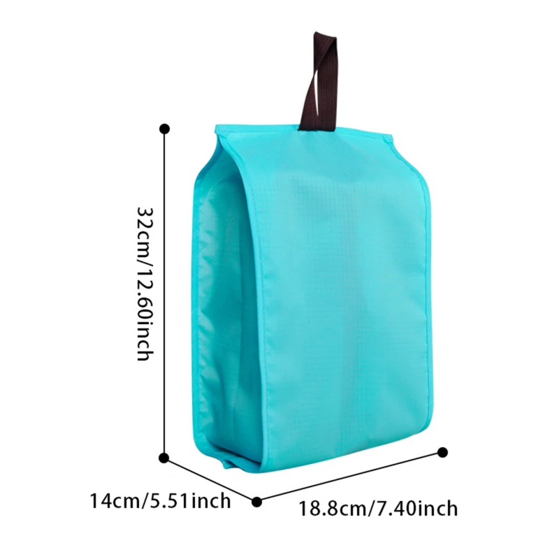 Bolsas de almacenamiento de zapatos a prueba de polvo, bolsa de zapatos de viaje portátil con cremallera resistente, impermeable, reutilizable, organizador de ropa y zapatos