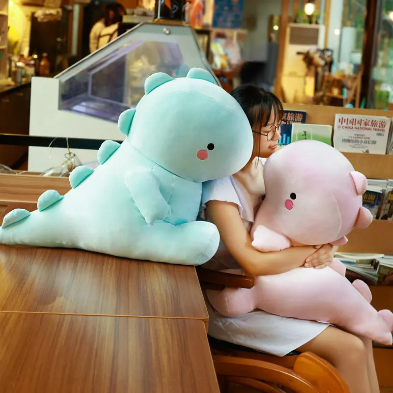 Peluche Dinosaure Vert 23 Cm – Oreiller Câlin En Coton PP Tout Doux – Jouet Kawaii Pour Enfant – Cadeau Anniversaire