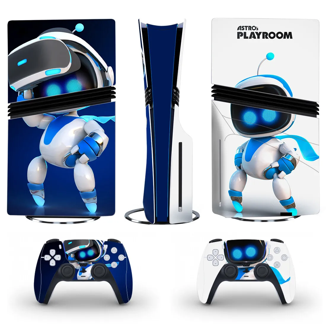 Astro Bot PS5 Pro Disc Skin Sticker Protector Decal Cover for Console Controller PS5 Pro Disk Sticker Vinyl