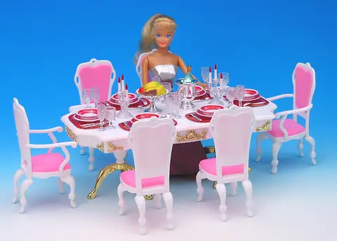 for dining for 30cm doll tableware restaurant dinner table chair set dream bjd doll house furniture accessories toy