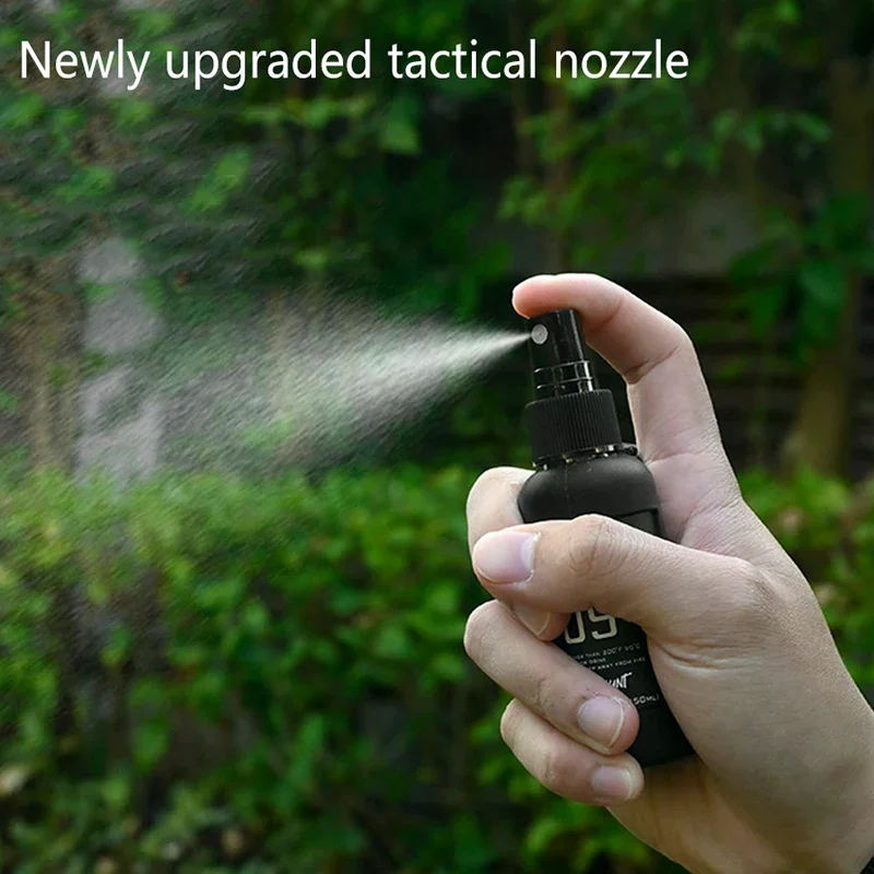 50ml Tactical Hook Portable Bottle, Leak Proof and Refillable, Perfect for Liquid or Alcohol