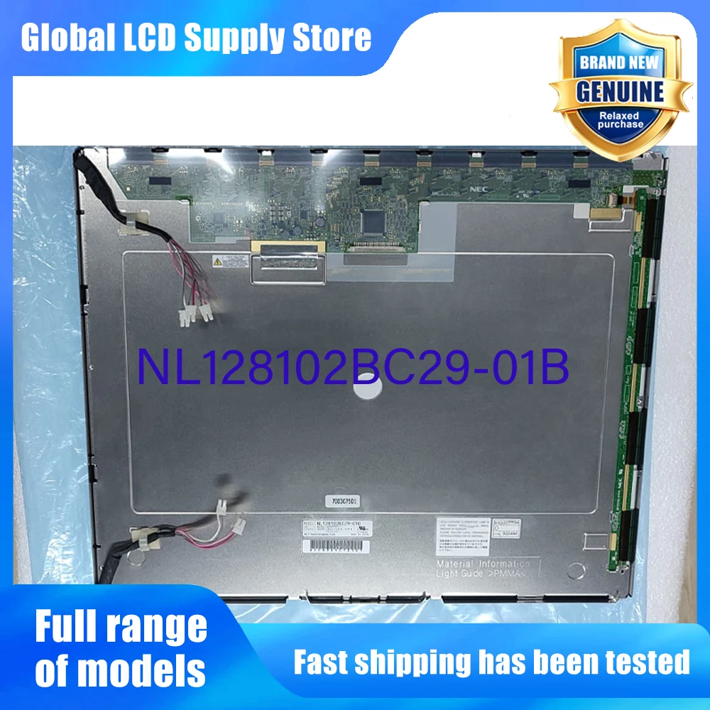 NL128102BC29-01B 19.0 Inch Industrial LCD Screen Display Panel Original for 30 Pins Brand New Fully Tested