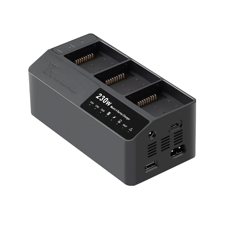 YX Three-Channel Butler Fast Charging Battery Charger Manager for DJI Mavic 4 pro Drone Accessories