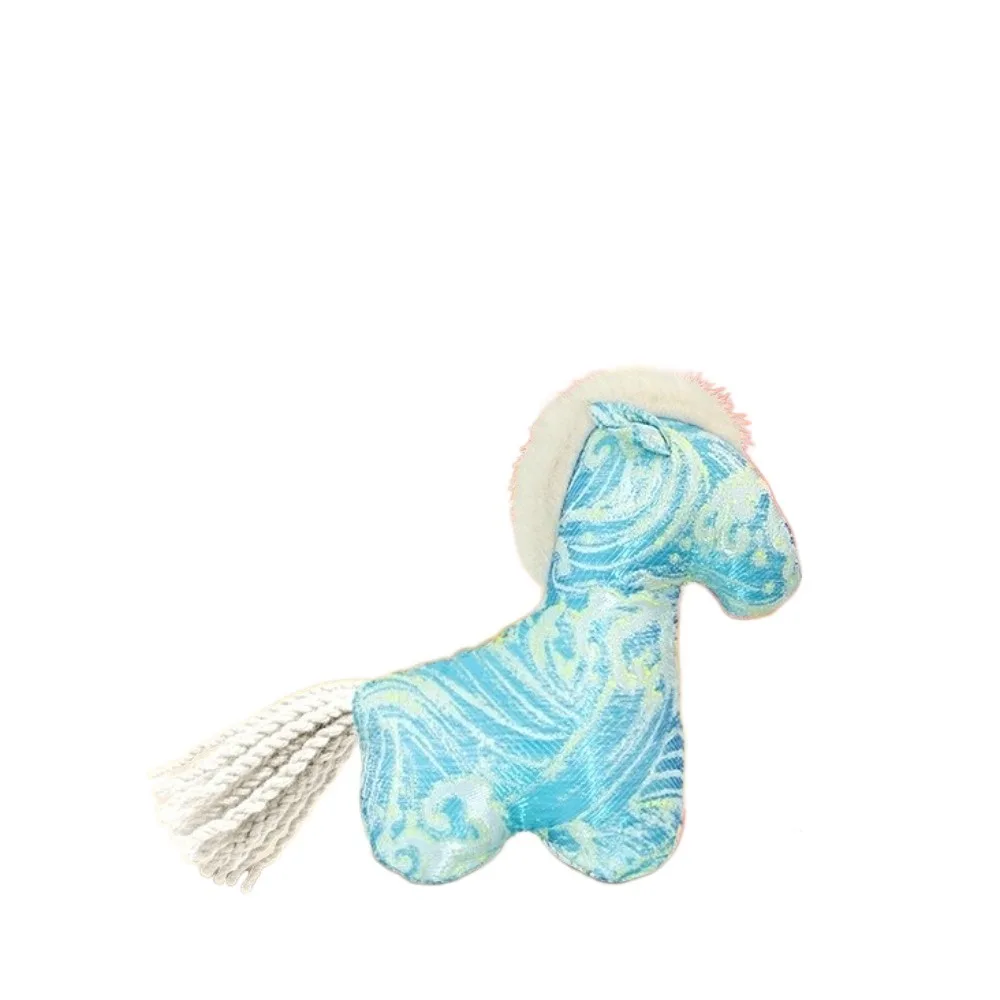 

PP Cotton Stuffed Zodiac Horse Plush Dolls Soft Simulated Bristles Year of The Horse Mascot Mascot Doll Chinese Style