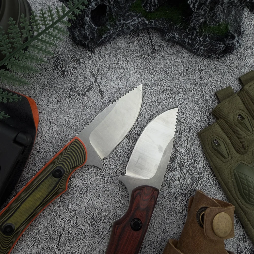 New Portable Fixed Blade Knife Two-Tone G10 Knife Kydex Sheath Men's Camping Outdoor Knife Durable Multi-Purpose Hiking Knife - view 5