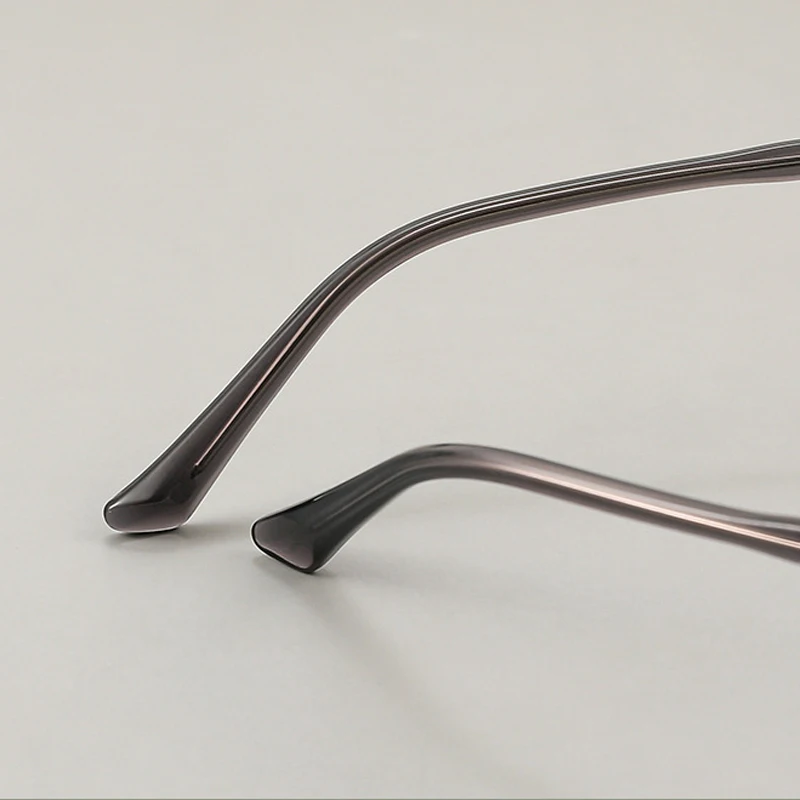 VICKY Classic Business Half Rim Eyeglasses Black Reading Glasses Men 888 Retro Anti-Blue Light Frames Customizable prescriptions