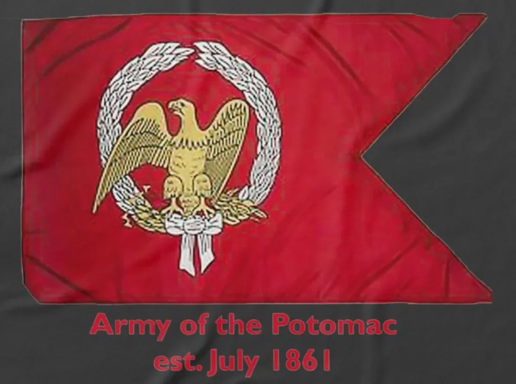 

Army of the Potomac 1861 Flag T-Shirt 100% Cotton O-Neck Summer Short Sleeve Casual Mens T-shirt Size S-3XL