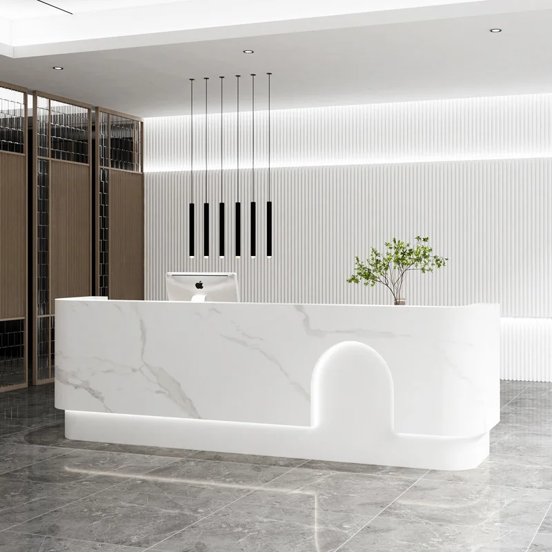 Mostrador de caja de salón de belleza Simple, clínica de estética médica, mostrador de caja de recepción, muebles de recepción, Casse JT40C