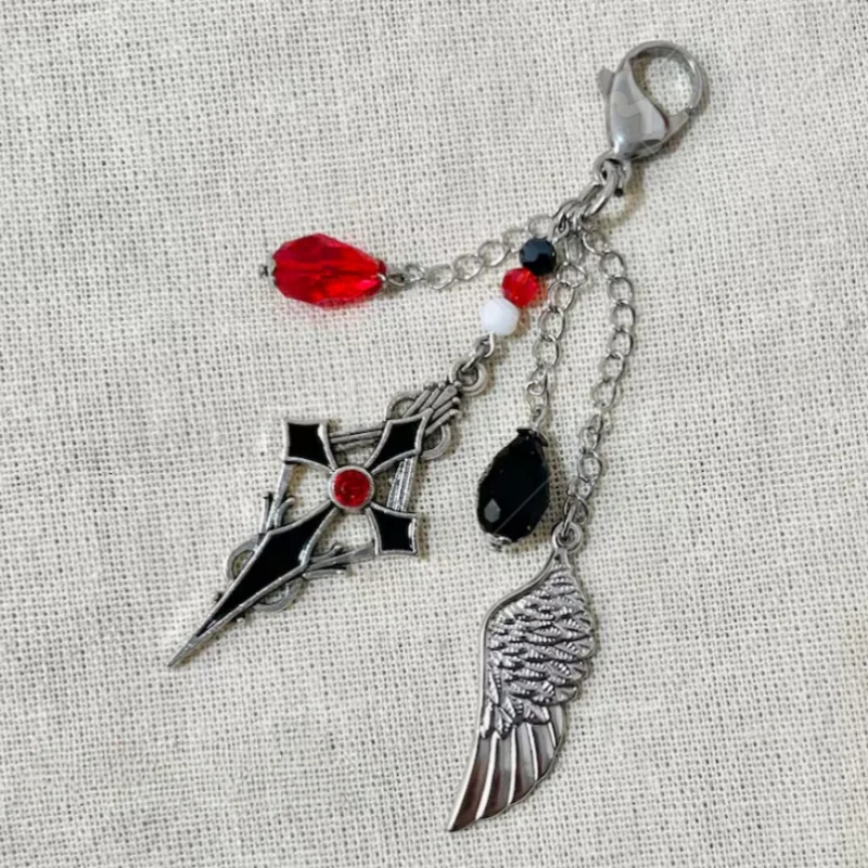 Arlechino key ring/mobile phone pendant | Genshin Impact style accessories | animation role playing accessories