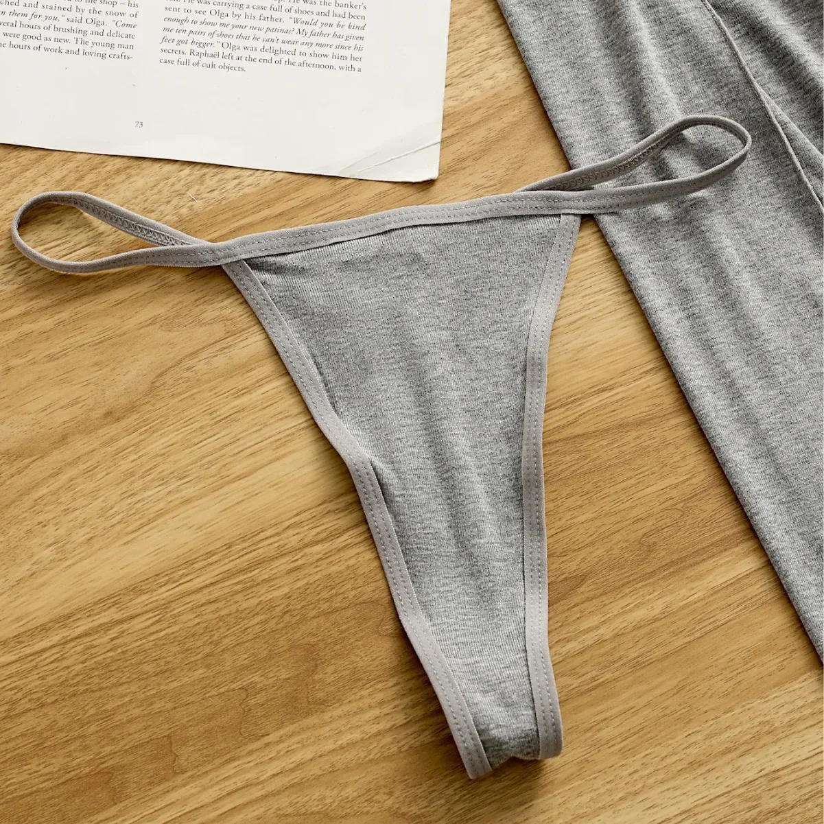 Pyjama à bretelles en coton pour femmes, lingerie confortable, ensemble sexy en dentelle, sous-vêtements à fente haute, tentation bébé, non transparent