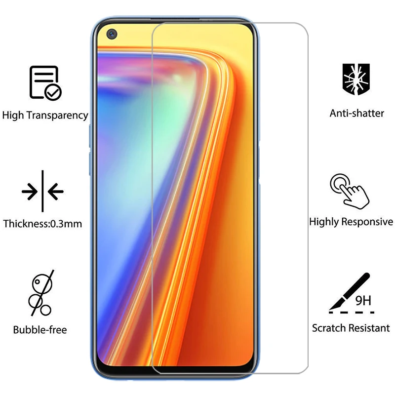 protective tempered glass for realme 7 pro screen protector on realmi 7pro realme7 5g realme7pro film realmi7 relme reame ralme