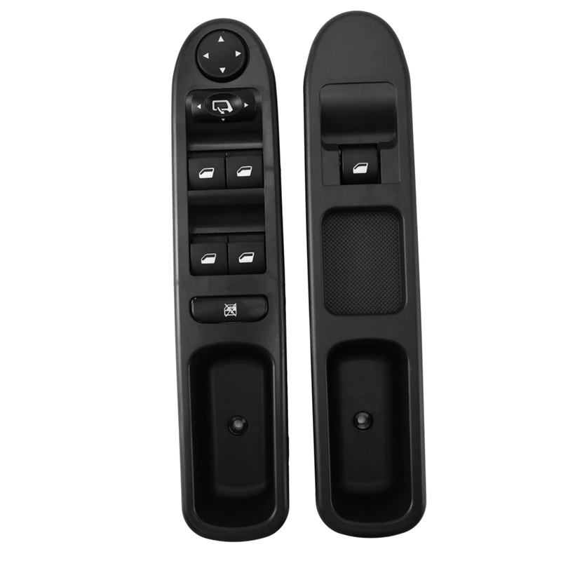 1Pair Electric Master Electric Power Window Control Switch For Peugeot 307 307SW Glass Lifter Switch 96351625XT 6554.KT Parts