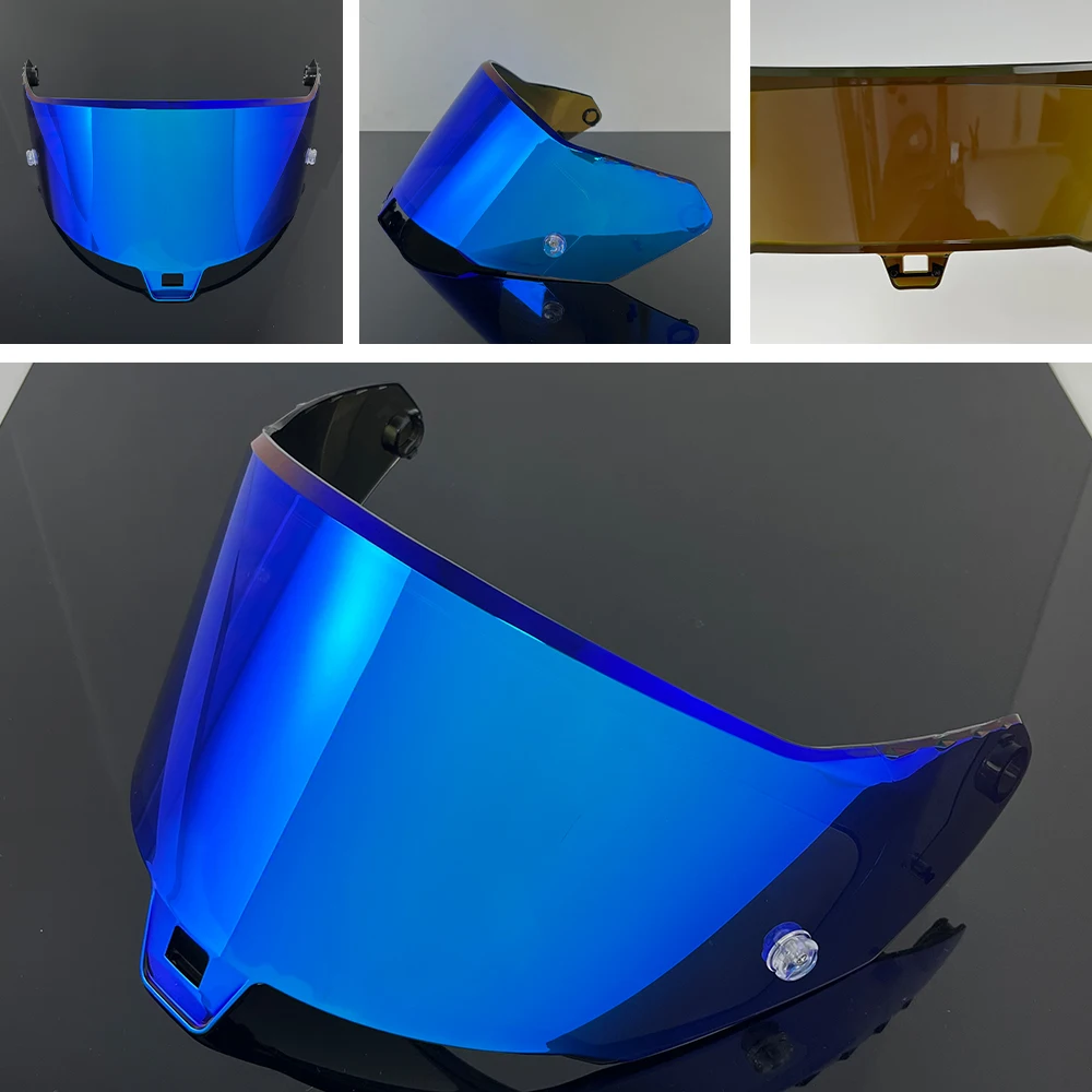 R10 خوذة قناع ل Alpinestars Supertech R10 دراجة نارية خوذة قناع نظارات تصفيح الفضة الأحمر استبدال عدسة