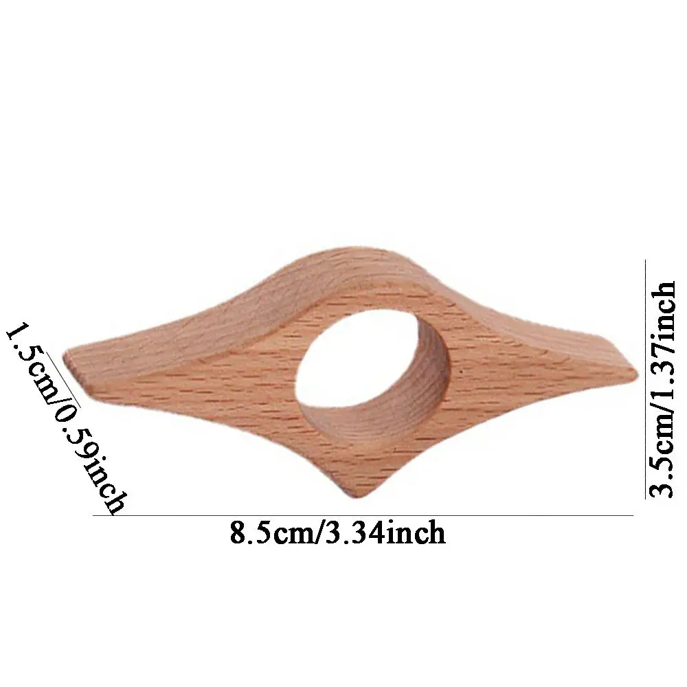 Wooden Thumb Bookmark Portable Ring Page Holders Book Support For Office Book One Hand Reading Aids Tools Thumb Book Holder