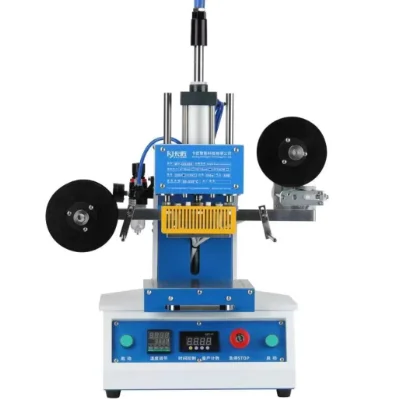 Leather Logo Heat Embossed T Slot Hot Stamping Machine Stamping Press  Hot Foil Stamping Machine