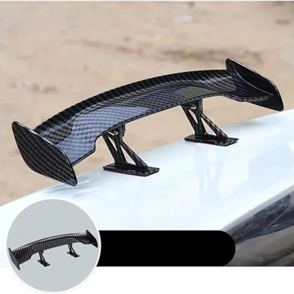 Auto Parts Car Spoiler Wing Visual Interest Fading Resistance Dimensions Easy Installation Lightweight ABS Replacement