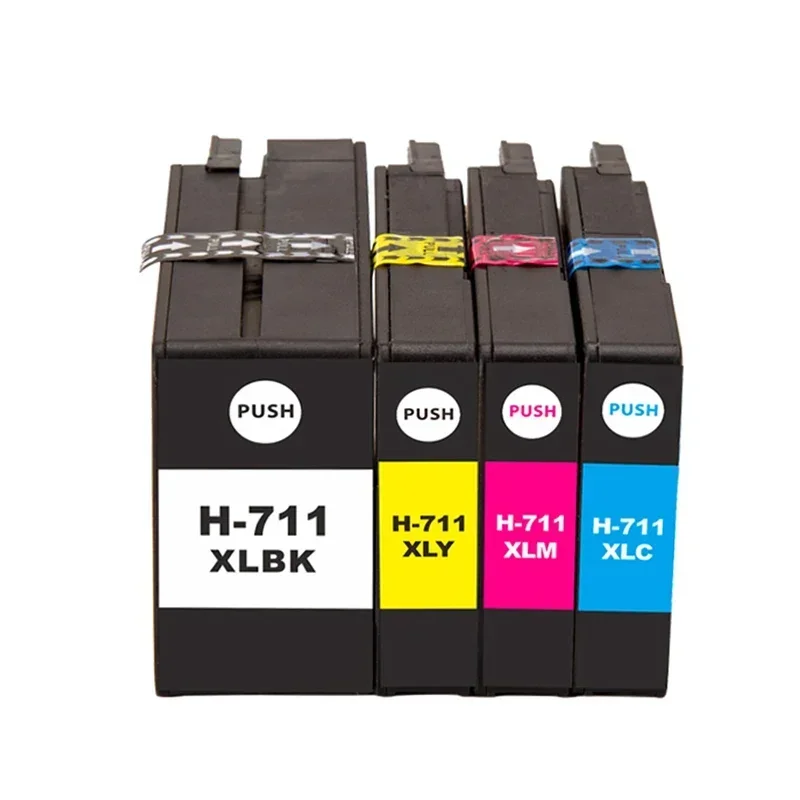 Compatible Replacement Ink Cartridge Full With Ink 711 For HP 711XL HP711 DesignJet T120 T520 Printer