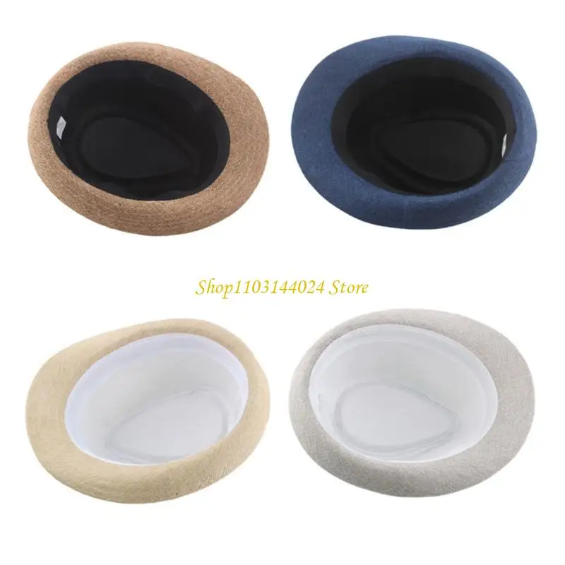 N5KE Fedora-Sommersonnenhut mit kurzer Krempe, 1920, Ganster-Kostümzubehör für Herren